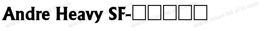 Andre Heavy SF字体转换